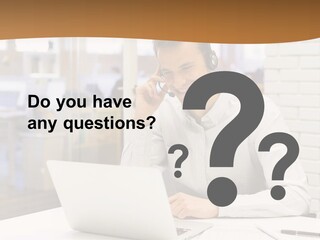 Man Estate Leaf PowerPoint Template