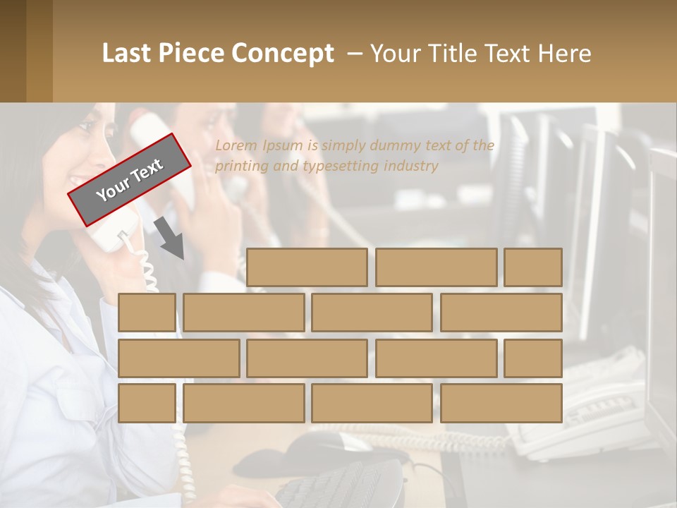 Holding Background Purchase PowerPoint Template