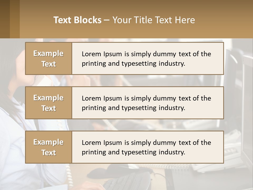 Holding Background Purchase PowerPoint Template