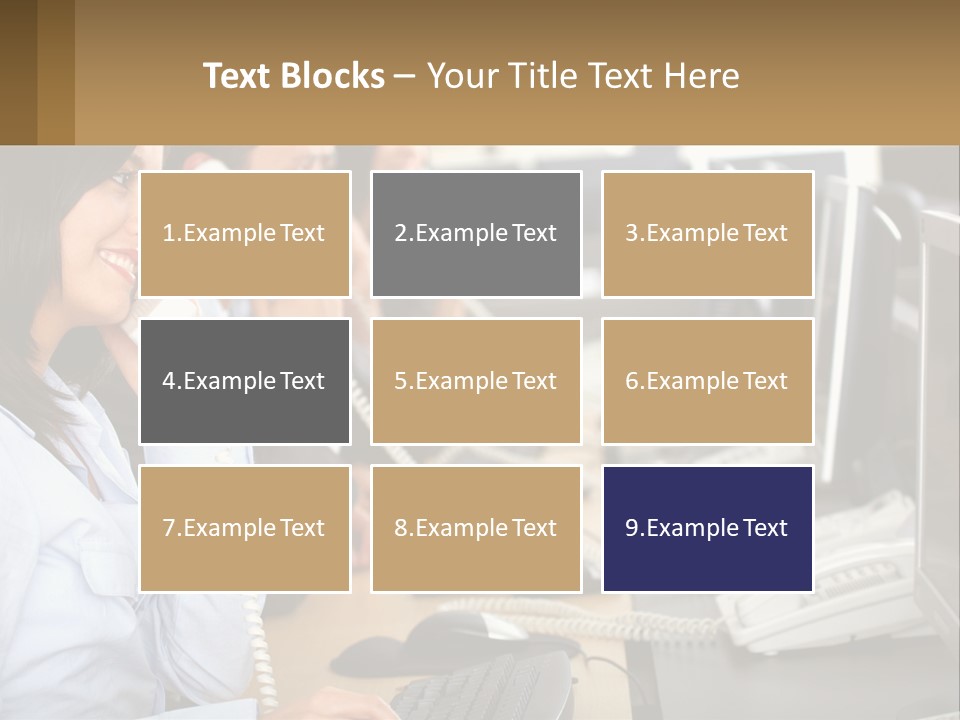 Holding Background Purchase PowerPoint Template