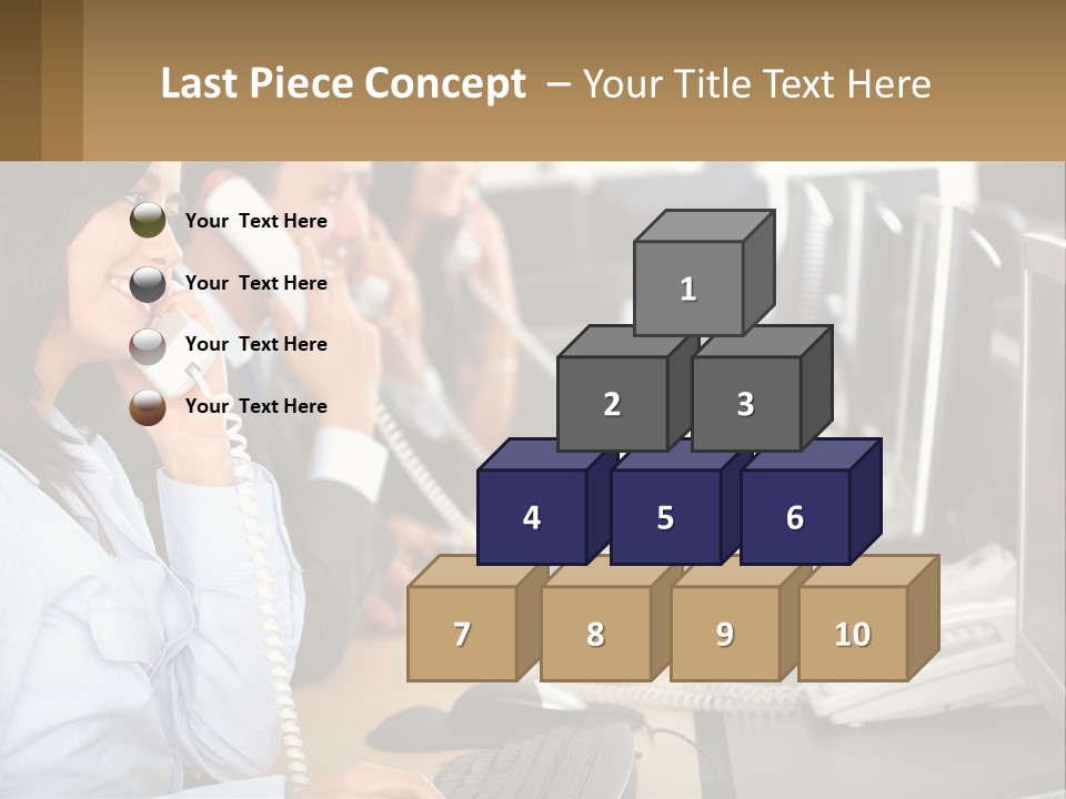 Holding Background Purchase PowerPoint Template