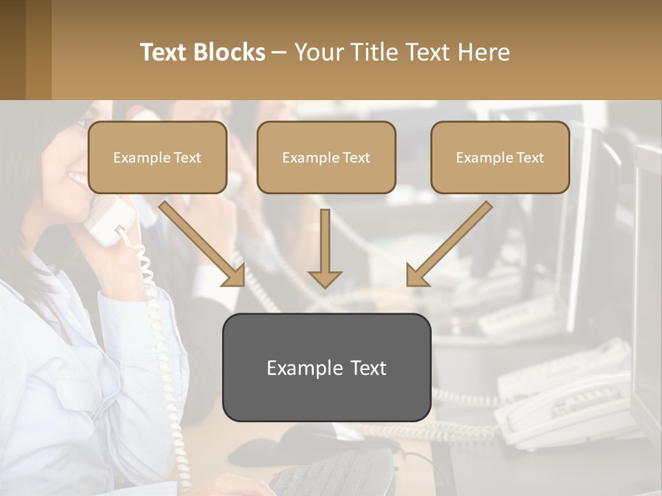Holding Background Purchase PowerPoint Template
