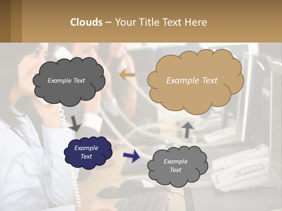 Holding Background Purchase PowerPoint Template