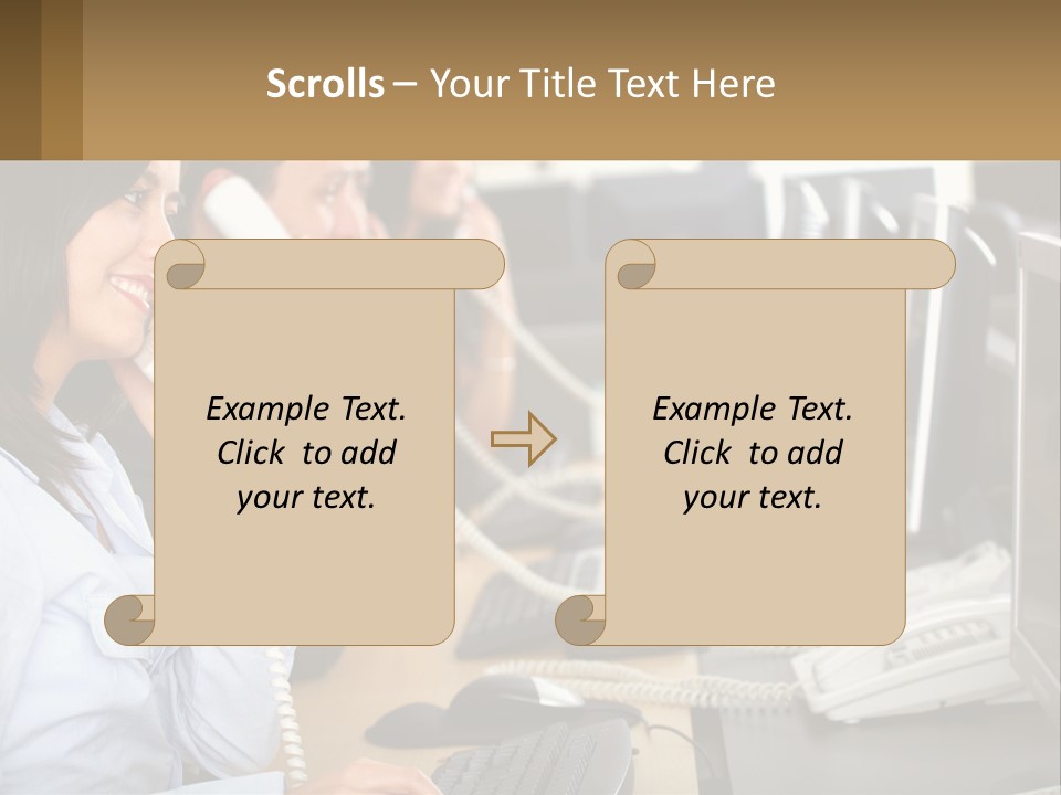 Holding Background Purchase PowerPoint Template