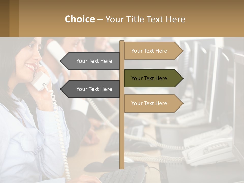 Holding Background Purchase PowerPoint Template