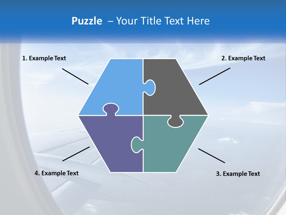 Man Lawn House PowerPoint Template