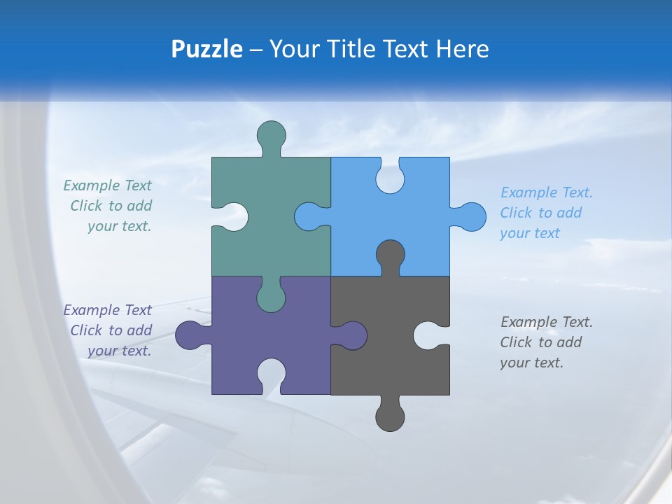 Man Lawn House PowerPoint Template