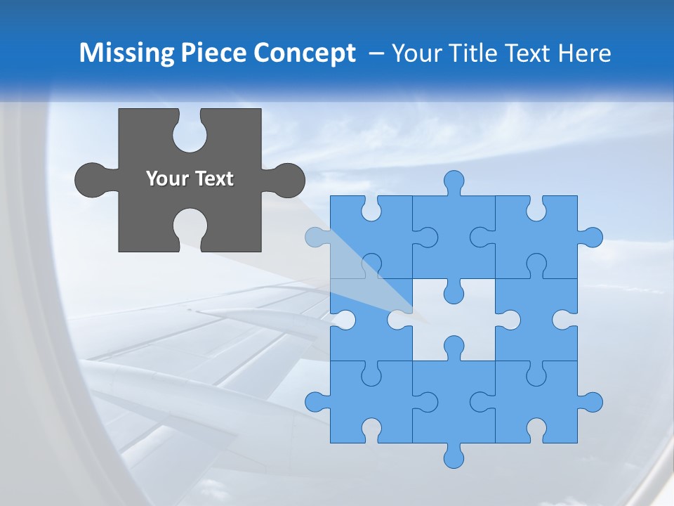 Man Lawn House PowerPoint Template