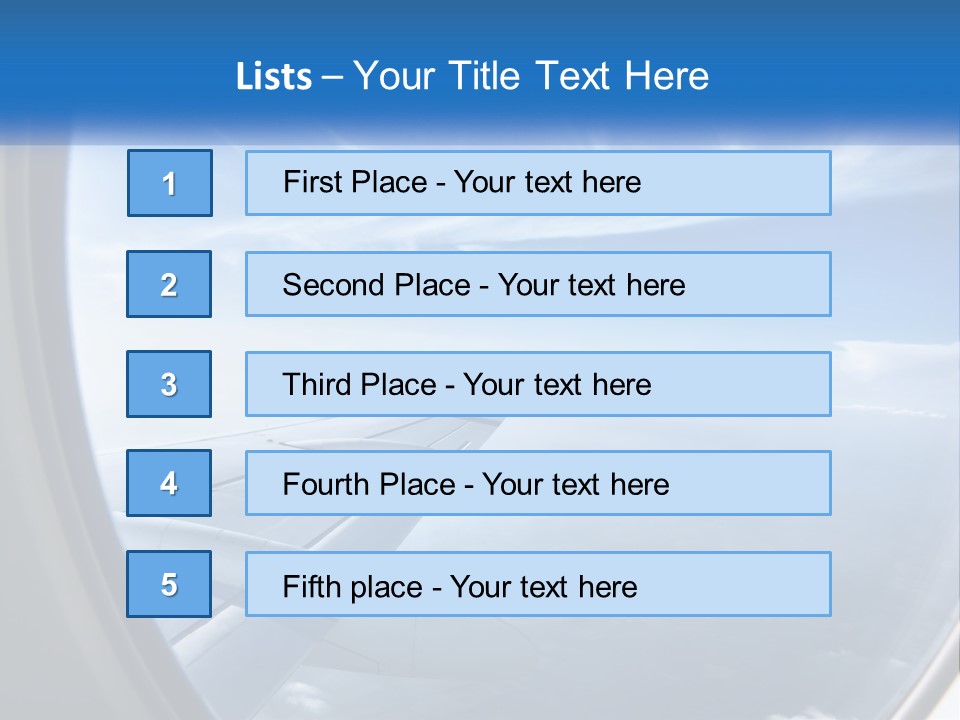 Man Lawn House PowerPoint Template