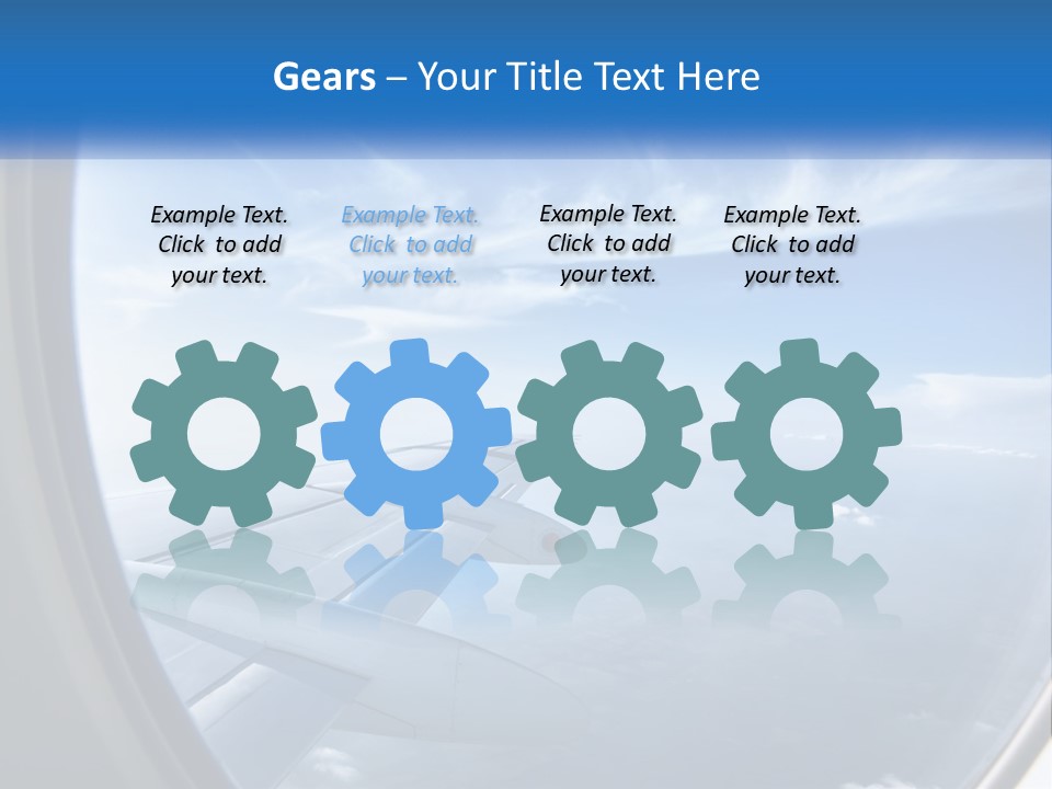 Man Lawn House PowerPoint Template