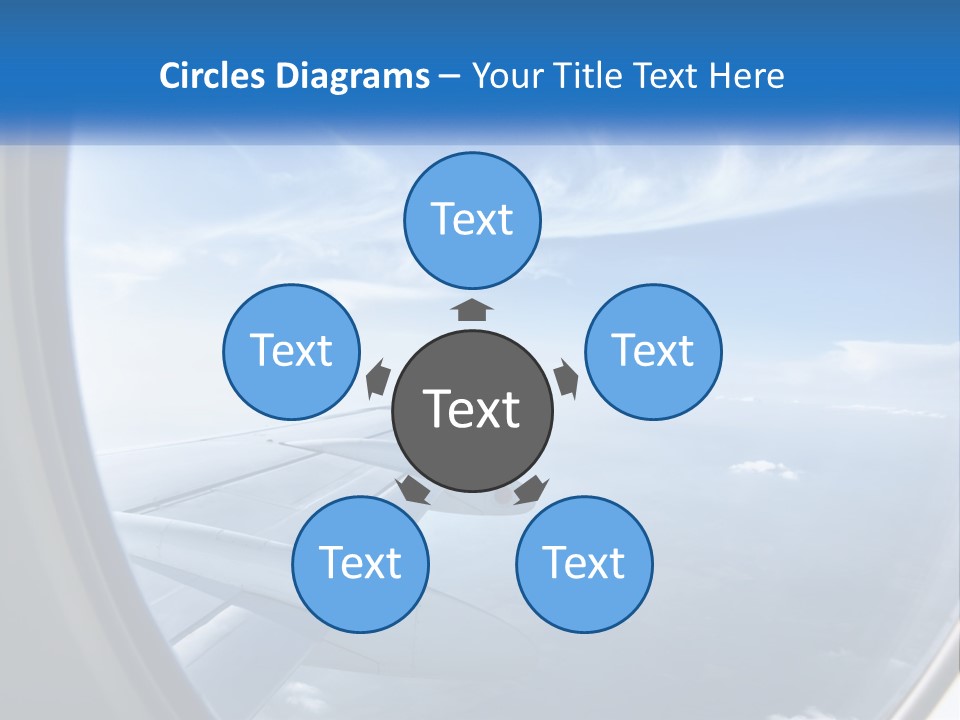 Man Lawn House PowerPoint Template