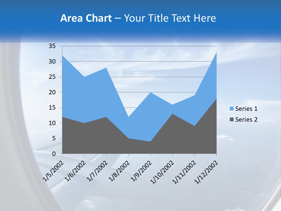 Man Lawn House PowerPoint Template