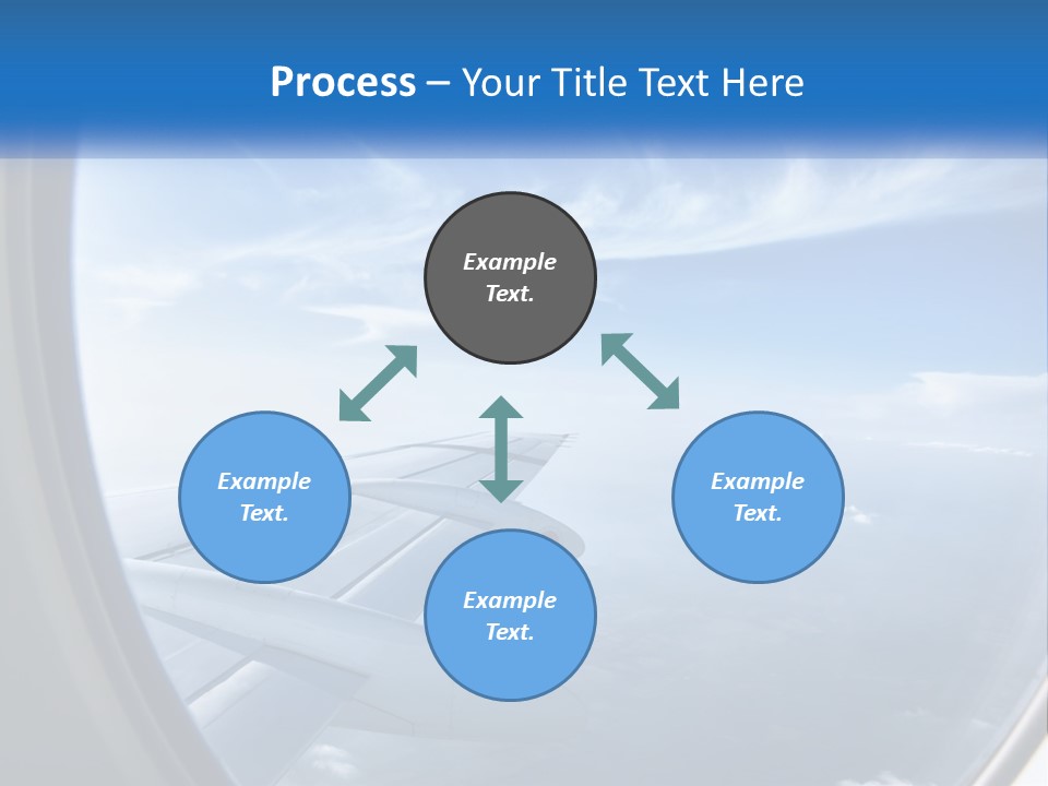 Man Lawn House PowerPoint Template