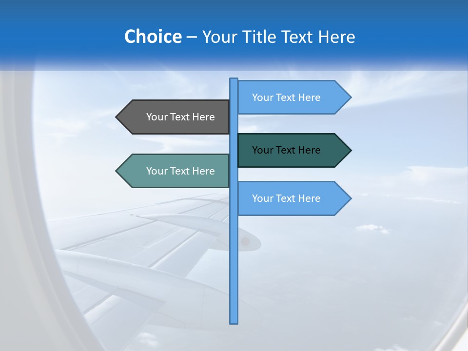 Man Lawn House PowerPoint Template