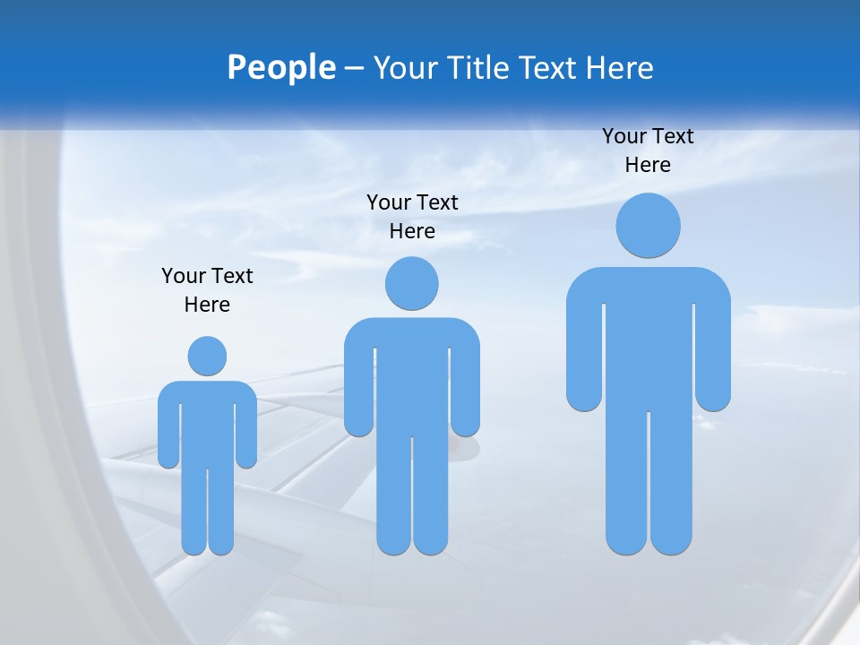 Man Lawn House PowerPoint Template