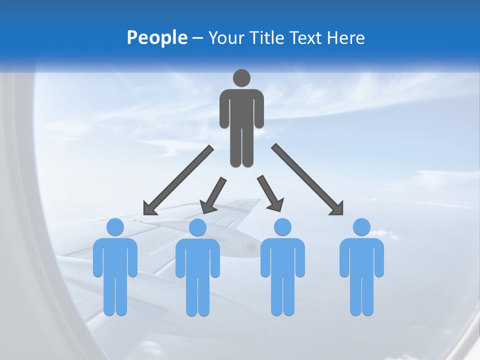 Man Lawn House PowerPoint Template