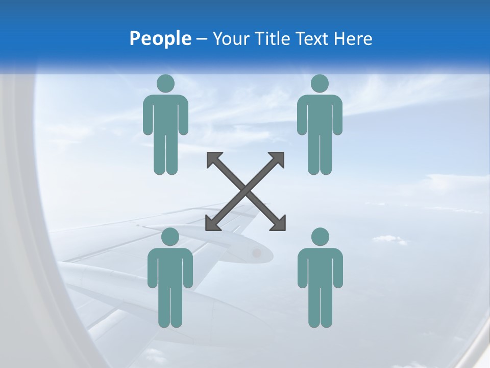 Man Lawn House PowerPoint Template