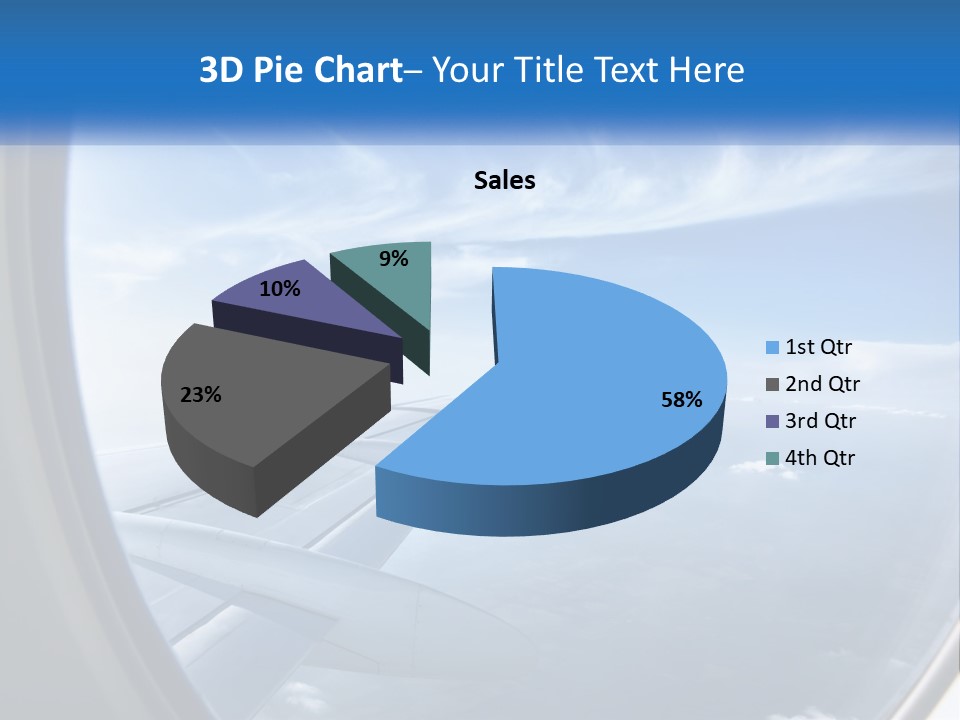 Man Lawn House PowerPoint Template