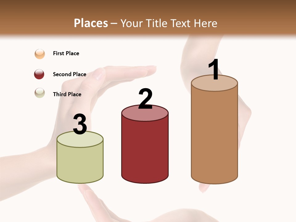 Property Human Hand Green PowerPoint Template