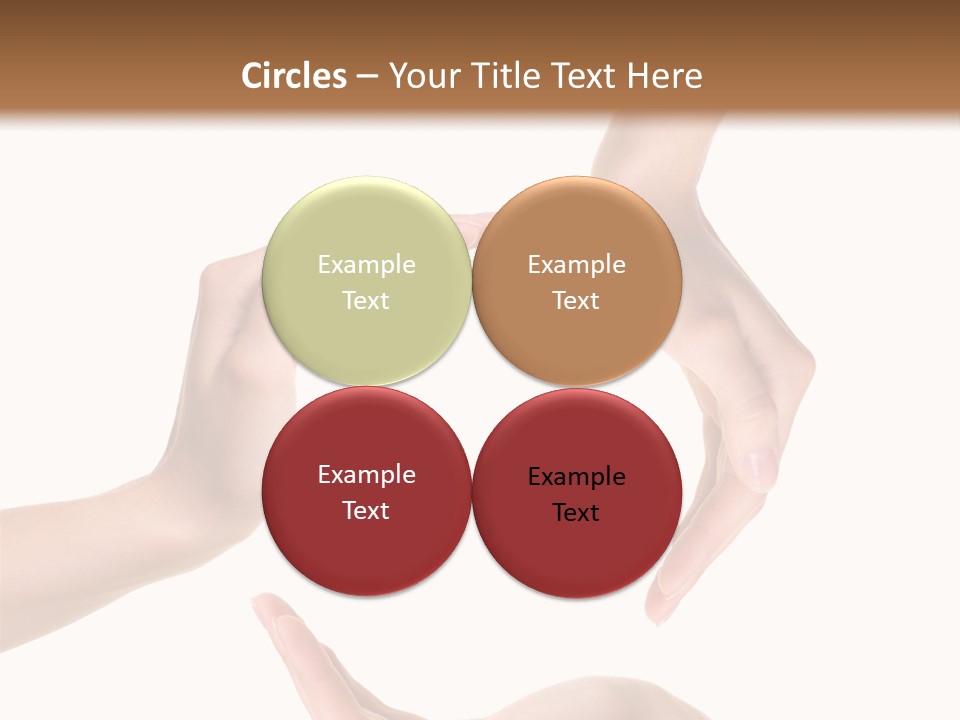 Property Human Hand Green PowerPoint Template