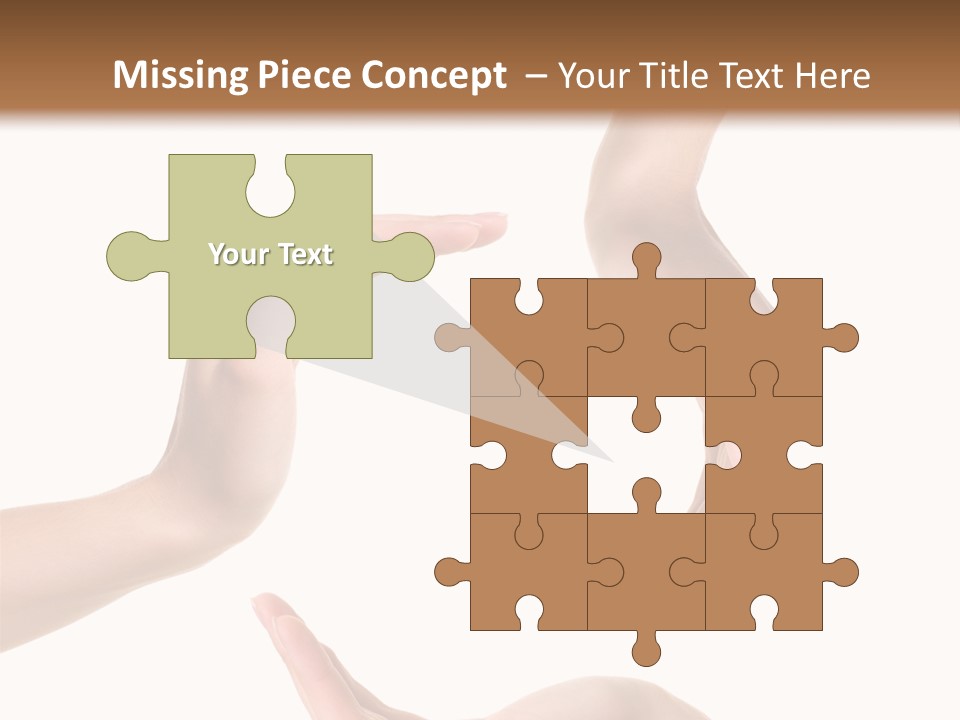 Property Human Hand Green PowerPoint Template