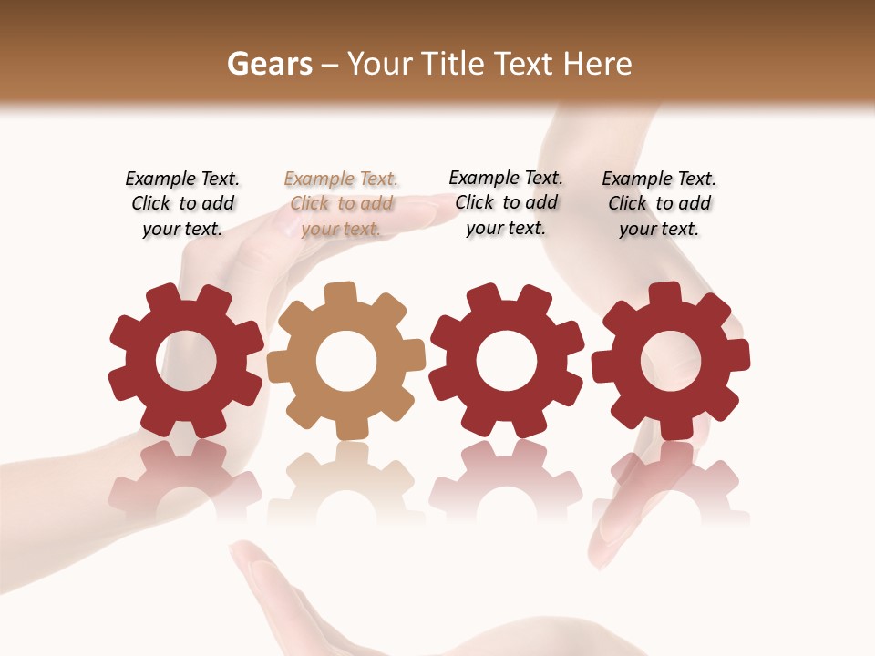 Property Human Hand Green PowerPoint Template