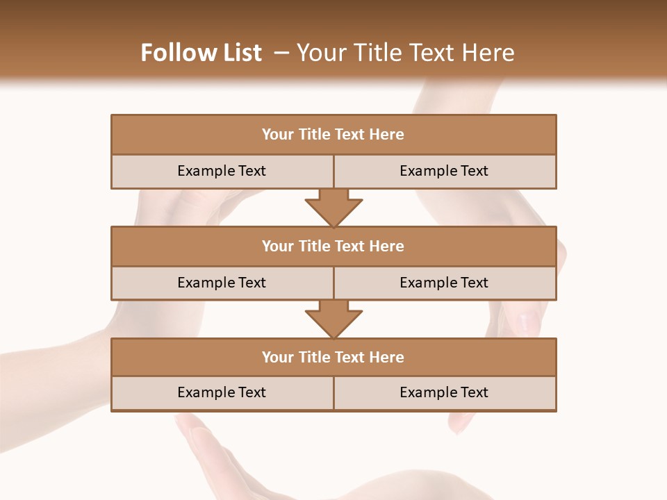 Property Human Hand Green PowerPoint Template