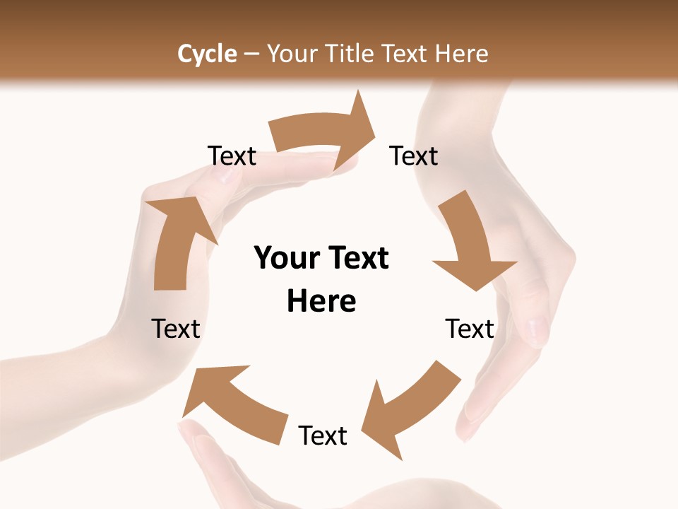 Property Human Hand Green PowerPoint Template