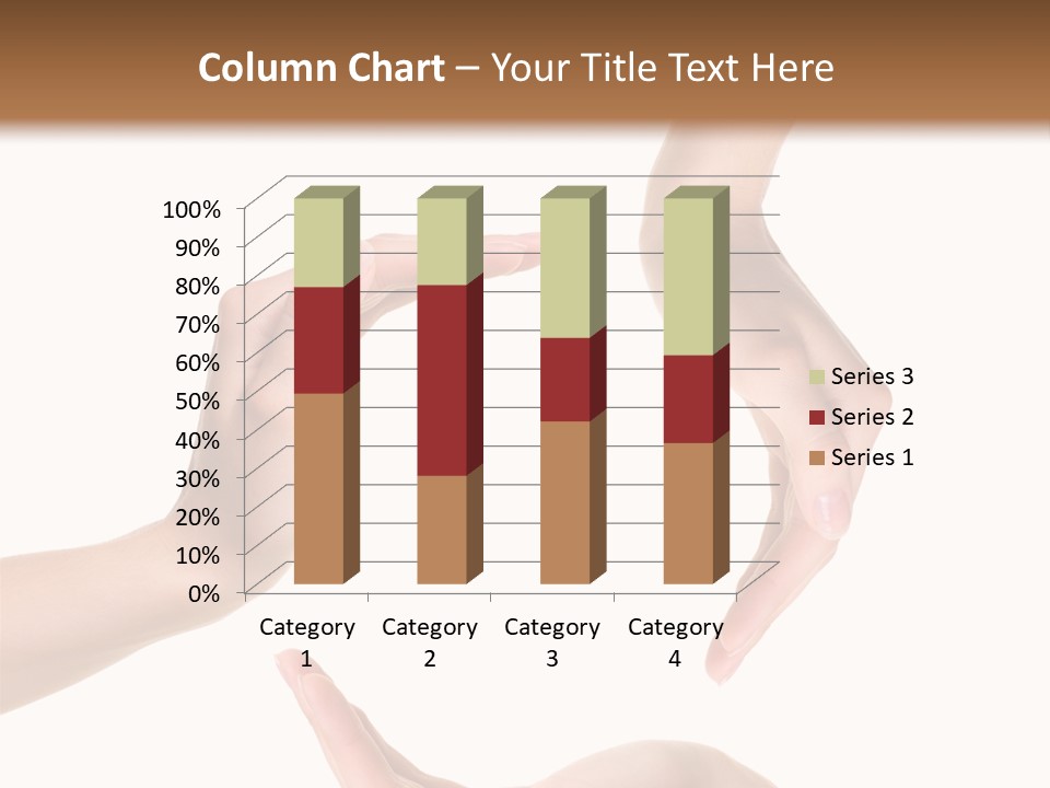 Property Human Hand Green PowerPoint Template