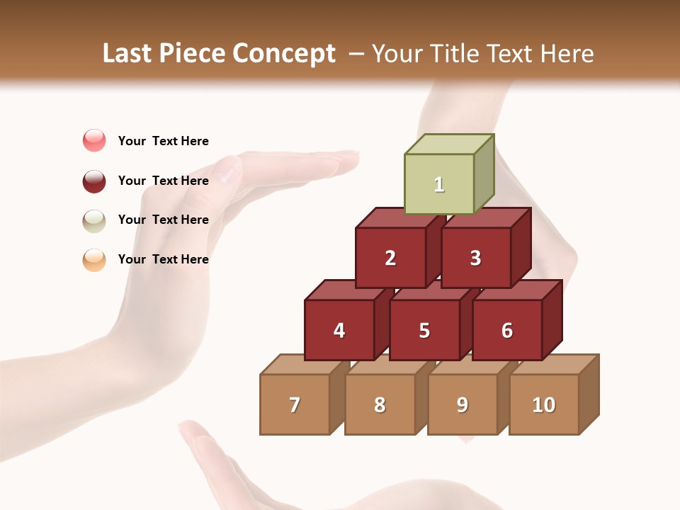 Property Human Hand Green PowerPoint Template
