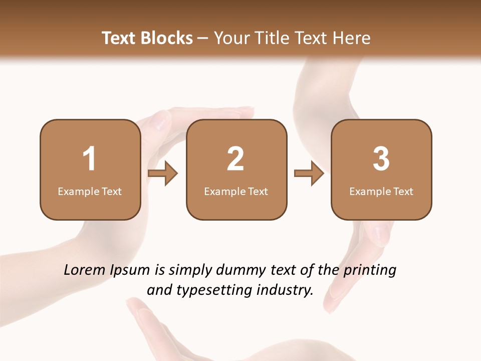 Property Human Hand Green PowerPoint Template