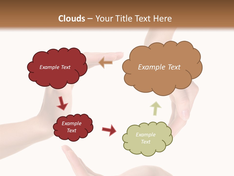 Property Human Hand Green PowerPoint Template