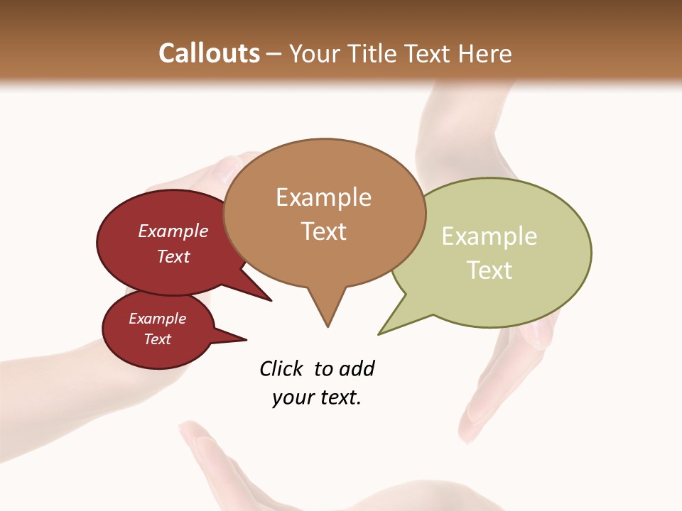 Property Human Hand Green PowerPoint Template