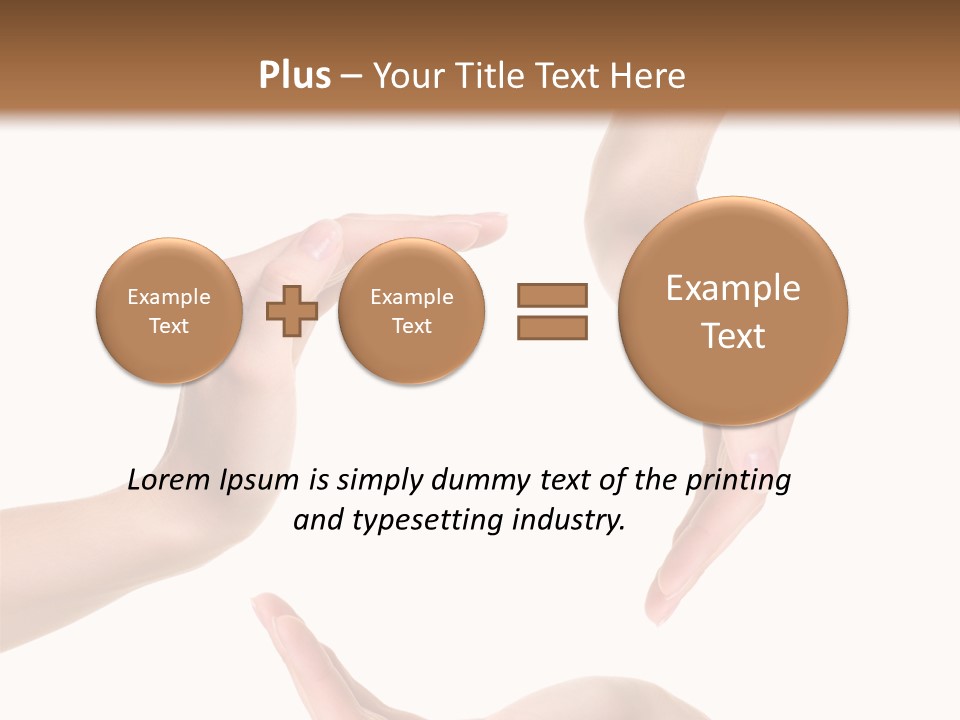 Property Human Hand Green PowerPoint Template