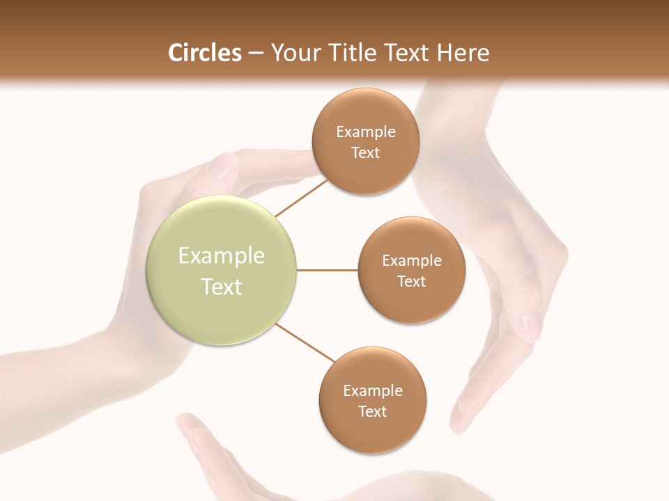 Property Human Hand Green PowerPoint Template