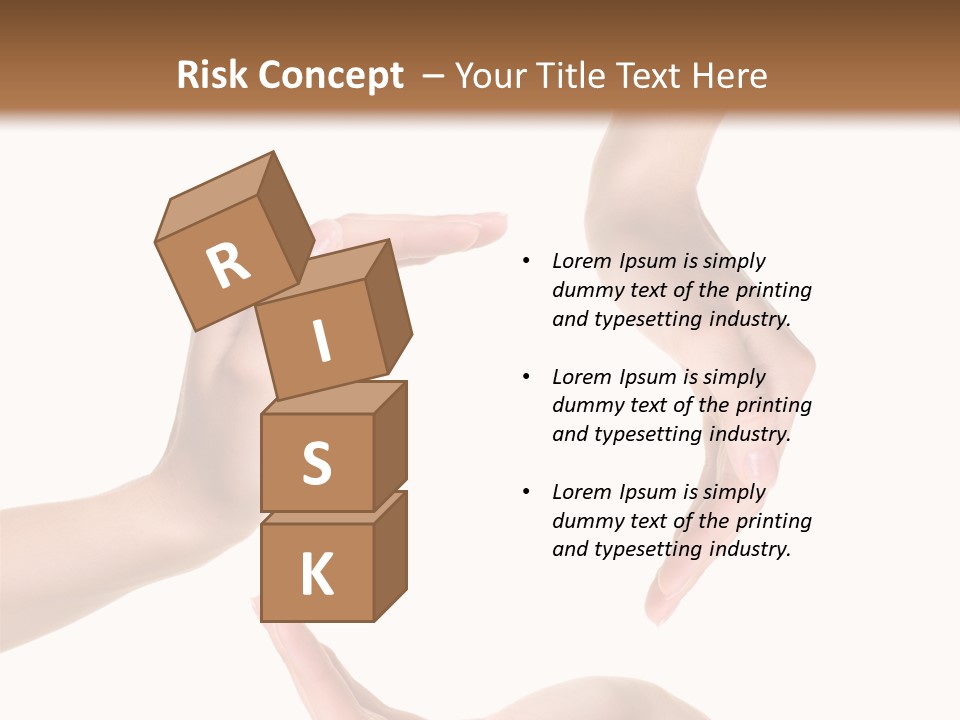 Property Human Hand Green PowerPoint Template