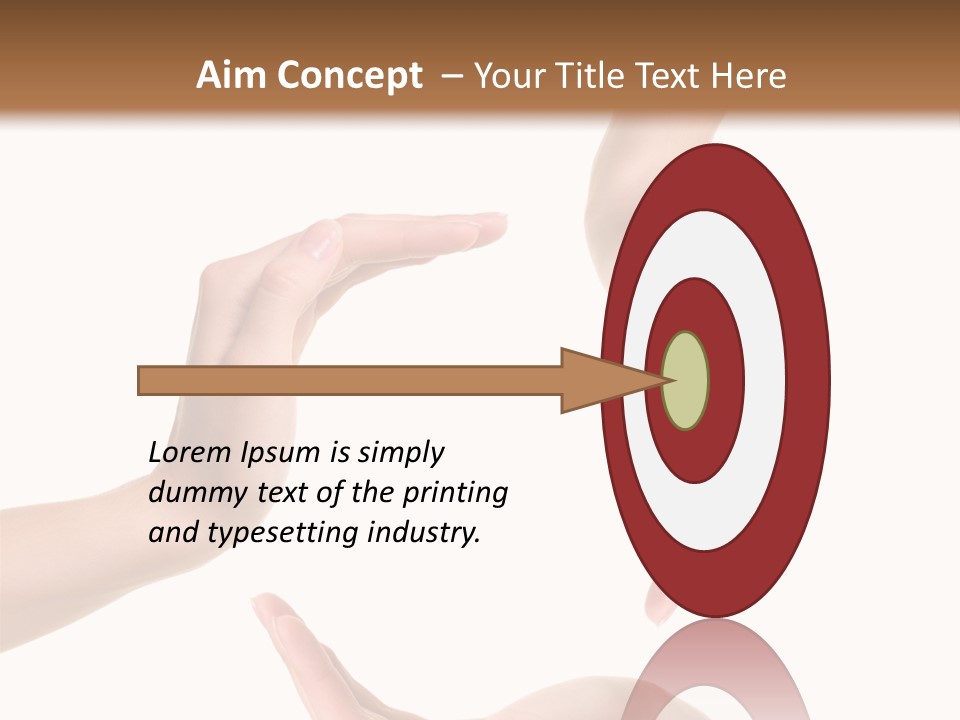 Property Human Hand Green PowerPoint Template