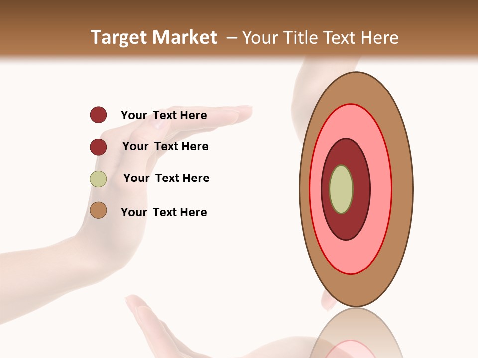 Property Human Hand Green PowerPoint Template