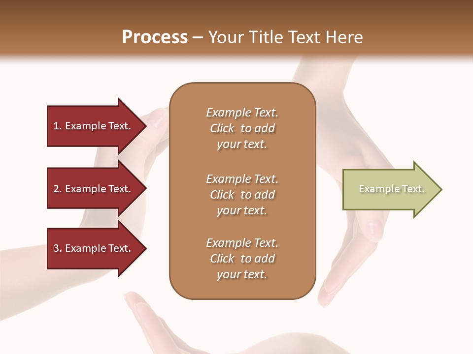 Property Human Hand Green PowerPoint Template