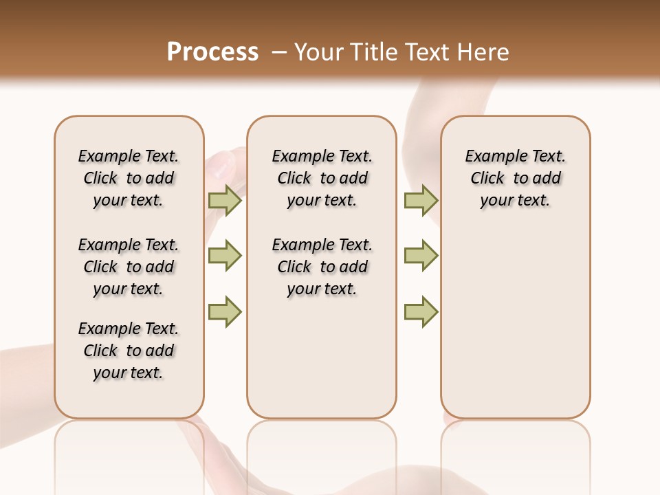 Property Human Hand Green PowerPoint Template