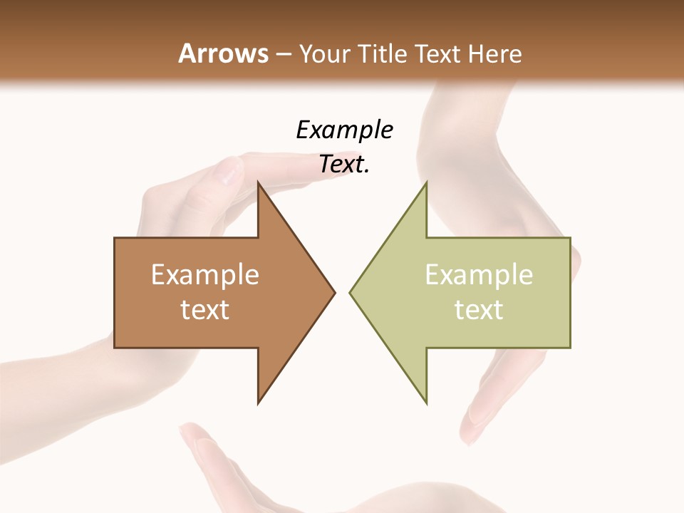 Property Human Hand Green PowerPoint Template