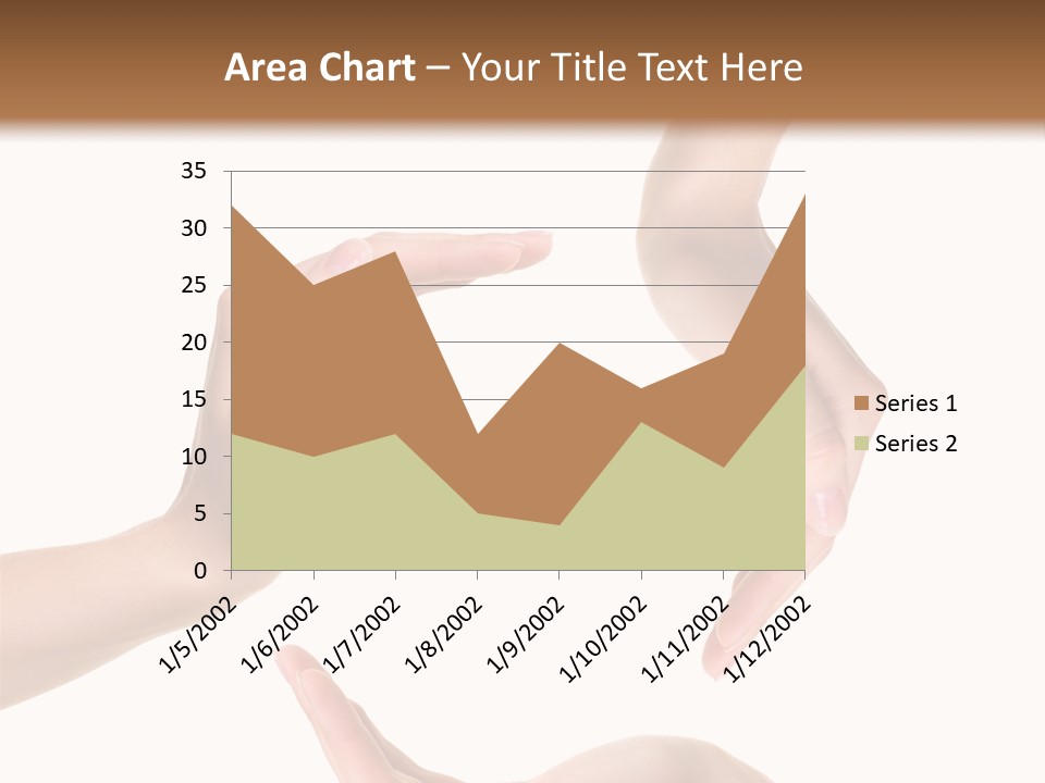 Property Human Hand Green PowerPoint Template