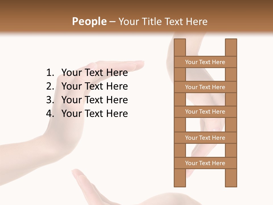 Property Human Hand Green PowerPoint Template