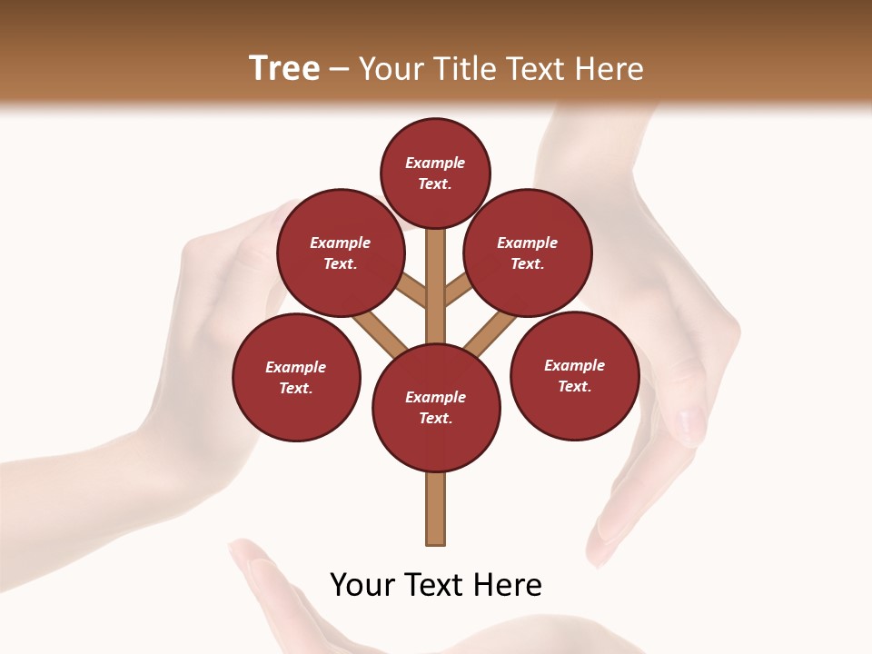 Property Human Hand Green PowerPoint Template