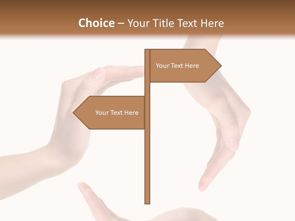 Property Human Hand Green PowerPoint Template