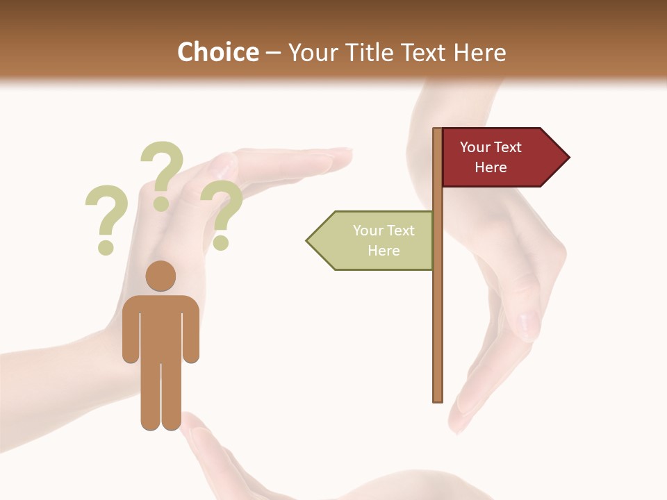 Property Human Hand Green PowerPoint Template