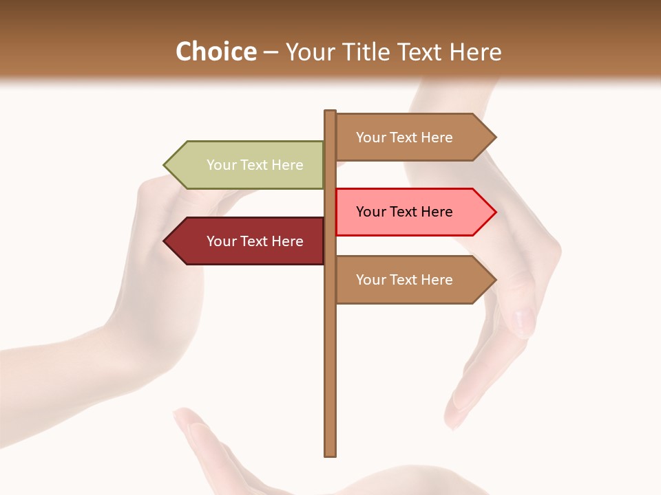 Property Human Hand Green PowerPoint Template