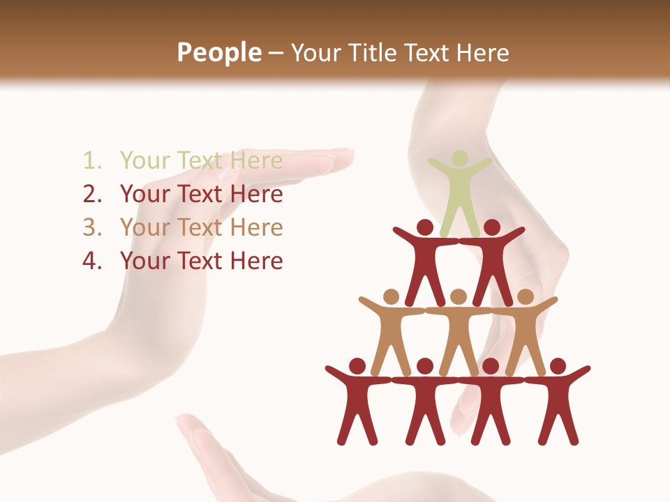 Property Human Hand Green PowerPoint Template