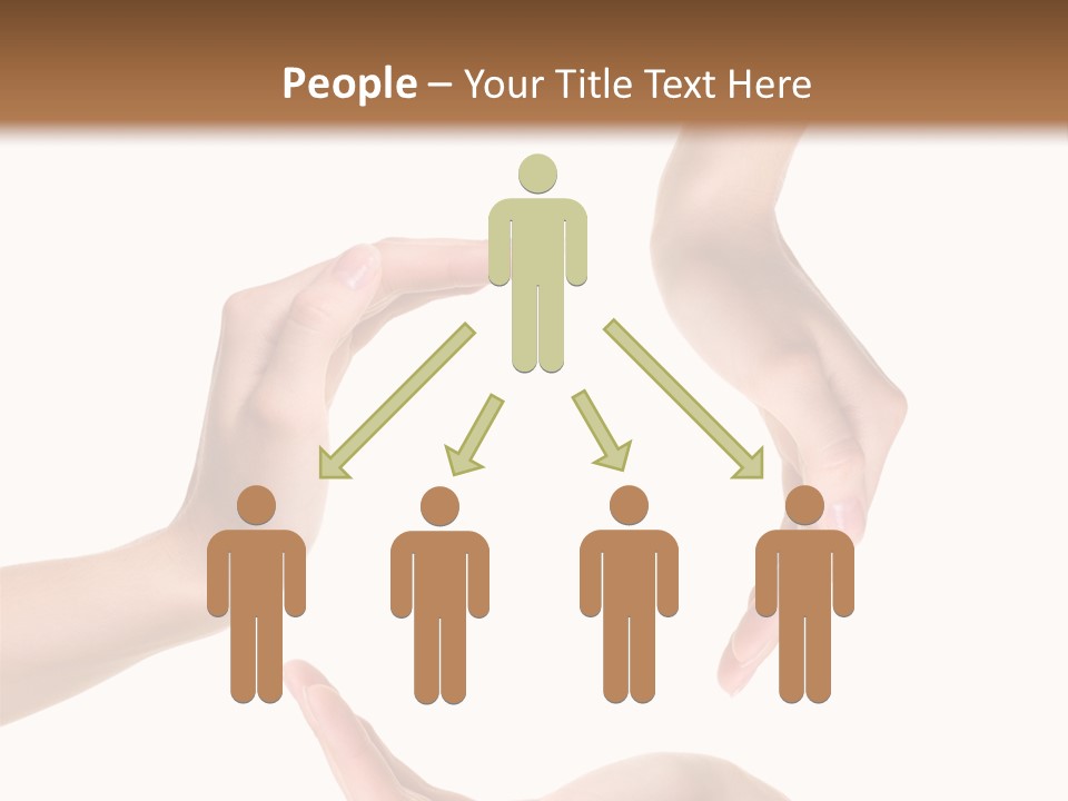 Property Human Hand Green PowerPoint Template