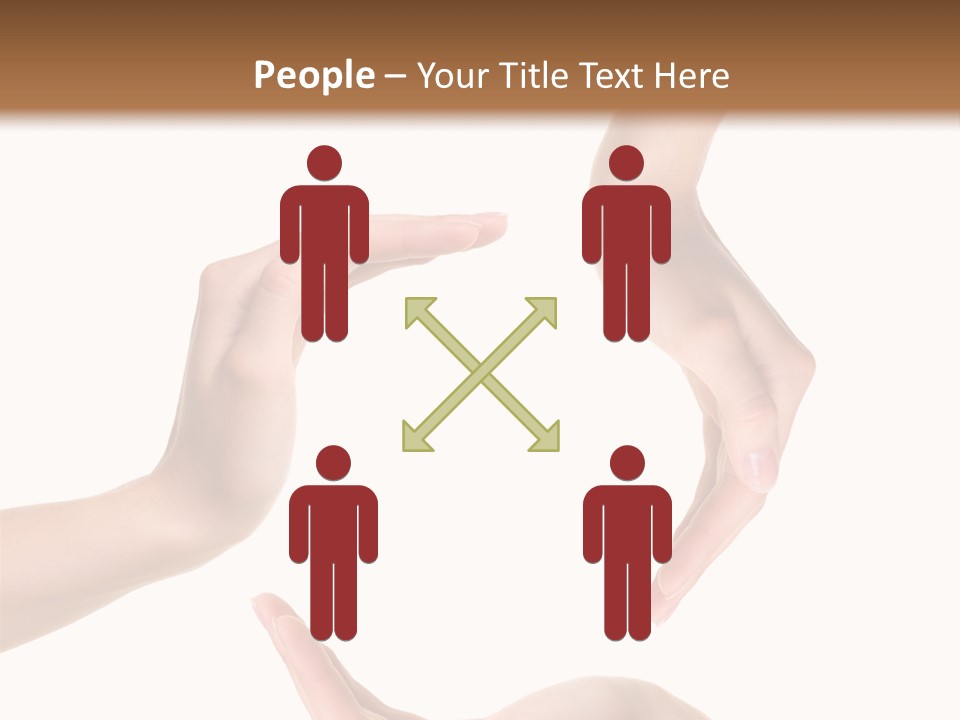 Property Human Hand Green PowerPoint Template